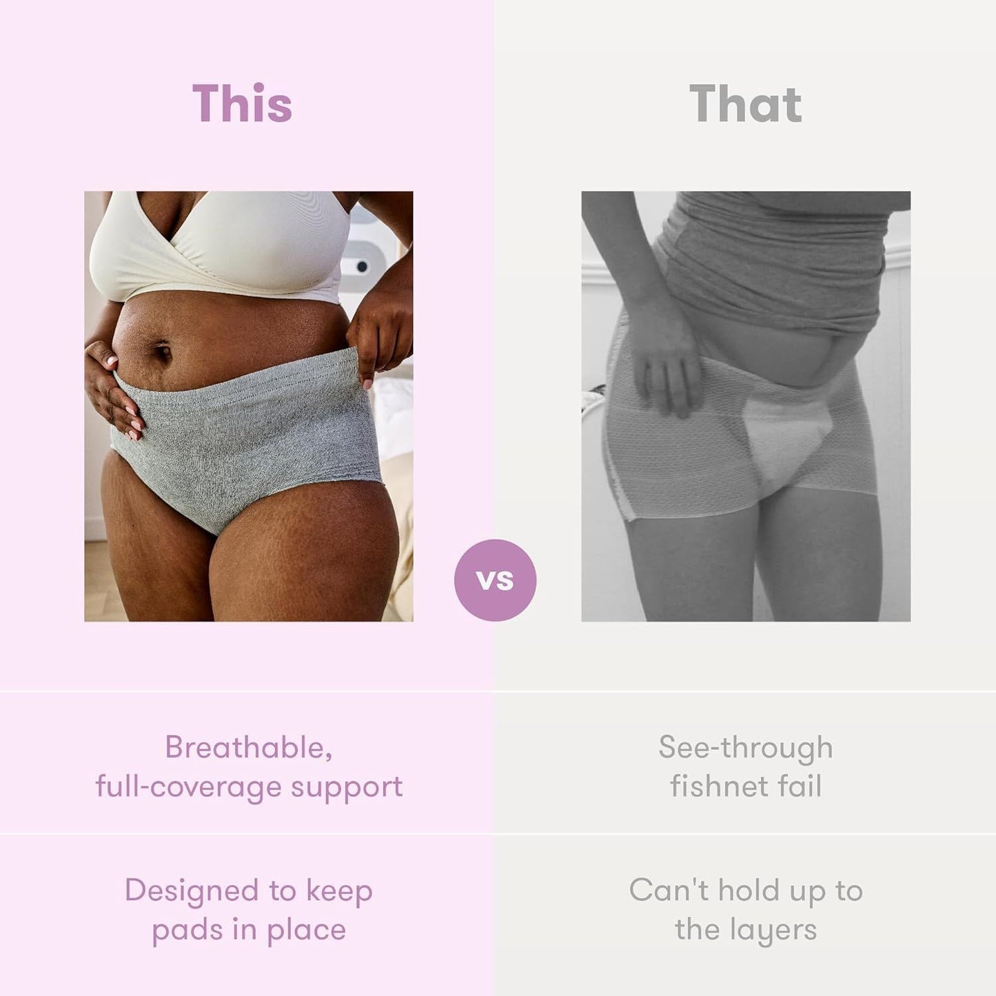 Calzones Desechables Posparto Tipo Short