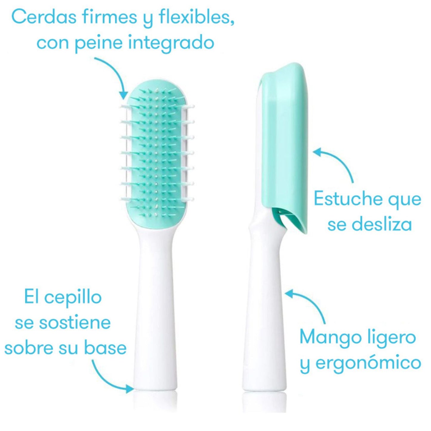Cepillo Desenredante Para Cabello Grueso o Rizado