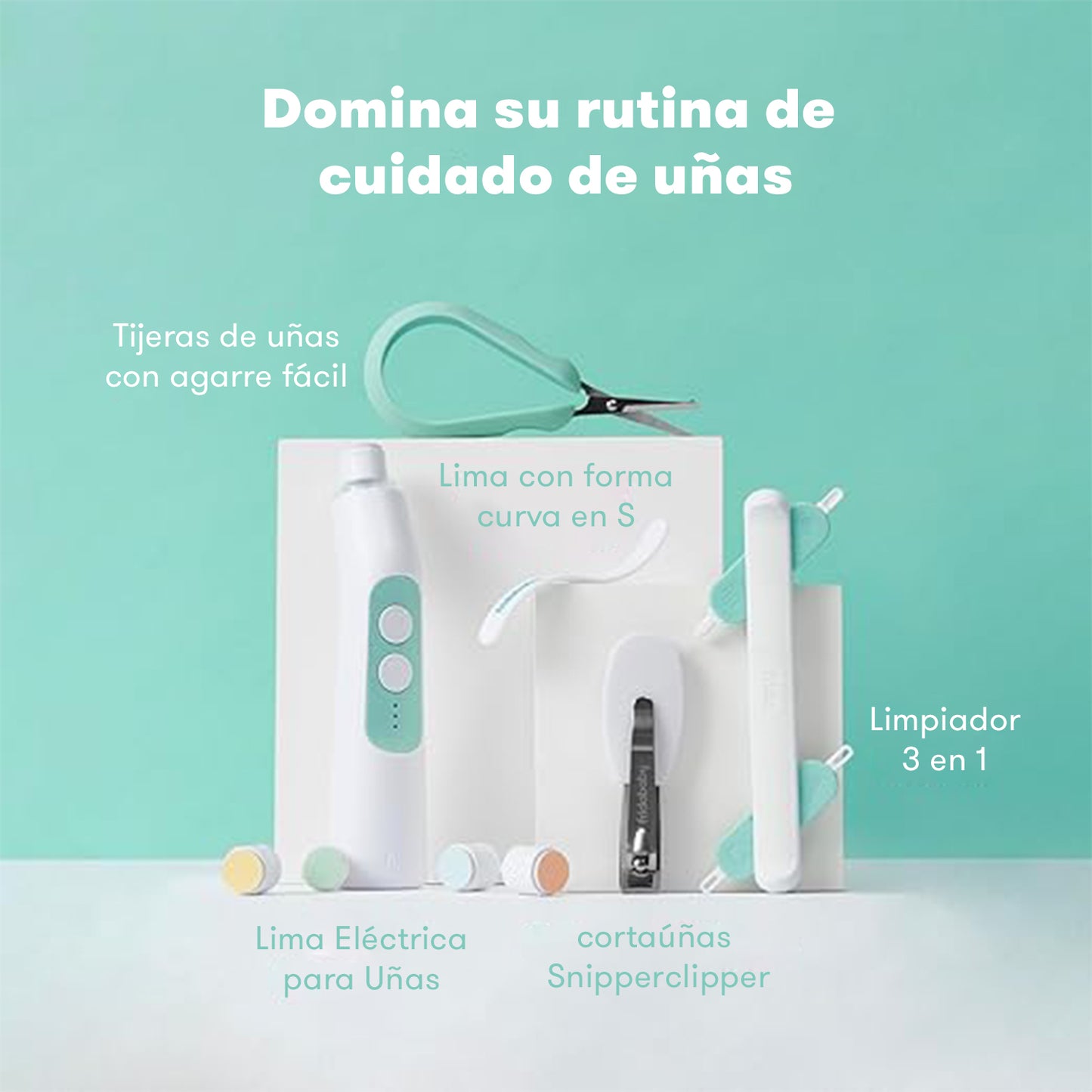 Almohadillas de Repuesto de Lima Eléctrica para Uñas